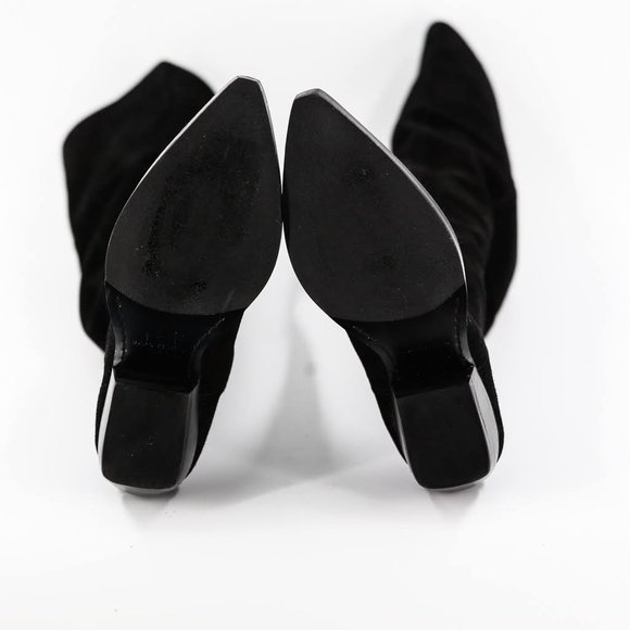 Marc Fisher Womens Oshi Black Suede Knee High Boot - Picture 4 of 7